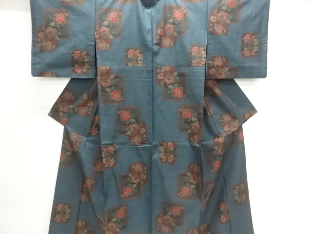 Japanese Kimono / Tsumugi Omeshi Silk